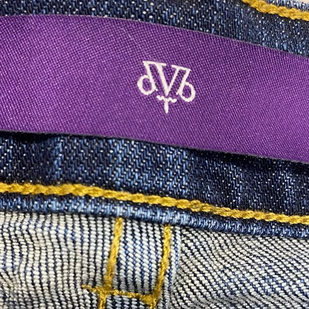 Victoria Beckham DVB Straight Leg Premium Denim Jeans 26x34 LNWO Tags